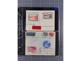 1933/45, 27 Belege (8 x DR, 1 x Belgien. 2 x Italien, 5 x Kanada, 2 x USA, 1 x Kuba, 8 x Niederlande) dazu noch 2 Anschreiben