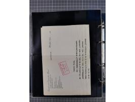 1933/45, 27 Belege (8 x DR, 1 x Belgien. 2 x Italien, 5 x Kanada, 2 x USA, 1 x Kuba, 8 x Niederlande) dazu noch 2 Anschreiben