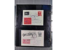 1933/45, 27 Belege (8 x DR, 1 x Belgien. 2 x Italien, 5 x Kanada, 2 x USA, 1 x Kuba, 8 x Niederlande) dazu noch 2 Anschreiben