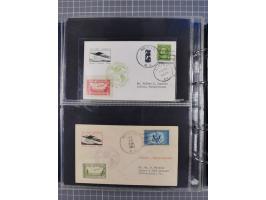 1933/45, 27 Belege (8 x DR, 1 x Belgien. 2 x Italien, 5 x Kanada, 2 x USA, 1 x Kuba, 8 x Niederlande) dazu noch 2 Anschreiben