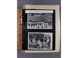 1933/45, Dokumentation zum Thema: Hitlers verbrecherische SS und seine SA", insgesamt 55 Belegstücke (33 x SS) mit besseren P