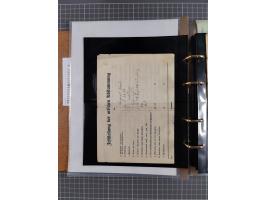 1933/45, Dokumentation zum Thema: Hitlers verbrecherische SS und seine SA", insgesamt 55 Belegstücke (33 x SS) mit besseren P