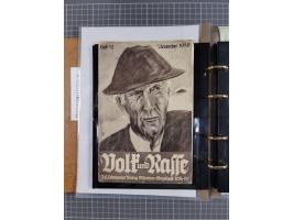 1933/45, Dokumentation zum Thema: Hitlers verbrecherische SS und seine SA", insgesamt 55 Belegstücke (33 x SS) mit besseren P