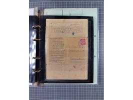 1933/45, Dokumentation zum Thema: Hitlers verbrecherische SS und seine SA", insgesamt 55 Belegstücke (33 x SS) mit besseren P