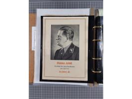 1933/45, Dokumentation zum Thema: Hitlers verbrecherische SS und seine SA", insgesamt 55 Belegstücke (33 x SS) mit besseren P