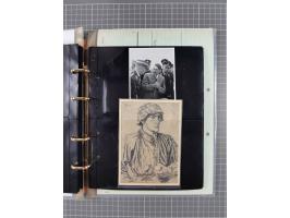 1933/45, Dokumentation zum Thema: Hitlers verbrecherische SS und seine SA", insgesamt 55 Belegstücke (33 x SS) mit besseren P