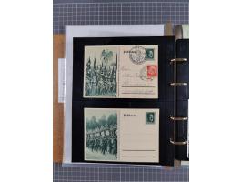 1933/45, Dokumentation zum Thema: Hitlers verbrecherische SS und seine SA", insgesamt 55 Belegstücke (33 x SS) mit besseren P