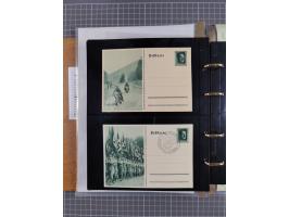 1933/45, Dokumentation zum Thema: Hitlers verbrecherische SS und seine SA", insgesamt 55 Belegstücke (33 x SS) mit besseren P