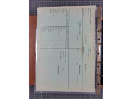 1933/45, Dokumentation zum Thema: Hitlers verbrecherische SS und seine SA", insgesamt 55 Belegstücke (33 x SS) mit besseren P