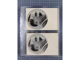 1933/45, Propaganda, 2 Alben mit 310 Belegen, alle zum Thema: A. Hitler, das Gesicht des Hauptkriegsverbrechers-verantwortlic