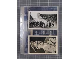 1933/45, Propaganda, 2 Alben mit 310 Belegen, alle zum Thema: A. Hitler, das Gesicht des Hauptkriegsverbrechers-verantwortlic