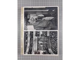 1933/45, Propaganda, 2 Alben mit 310 Belegen, alle zum Thema: A. Hitler, das Gesicht des Hauptkriegsverbrechers-verantwortlic