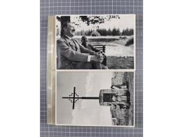1933/45, Propaganda, 2 Alben mit 310 Belegen, alle zum Thema: A. Hitler, das Gesicht des Hauptkriegsverbrechers-verantwortlic