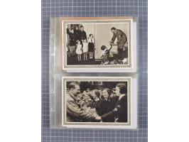 1933/45, Propaganda, 2 Alben mit 310 Belegen, alle zum Thema: A. Hitler, das Gesicht des Hauptkriegsverbrechers-verantwortlic