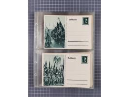 1933/45, Propaganda, 2 Alben mit 310 Belegen, alle zum Thema: A. Hitler, das Gesicht des Hauptkriegsverbrechers-verantwortlic