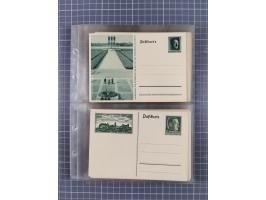 1933/45, Propaganda, 2 Alben mit 310 Belegen, alle zum Thema: A. Hitler, das Gesicht des Hauptkriegsverbrechers-verantwortlic