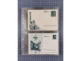 1933/45, Propaganda, 2 Alben mit 310 Belegen, alle zum Thema: A. Hitler, das Gesicht des Hauptkriegsverbrechers-verantwortlic