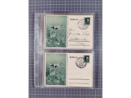 1933/45, Propaganda, 2 Alben mit 310 Belegen, alle zum Thema: A. Hitler, das Gesicht des Hauptkriegsverbrechers-verantwortlic