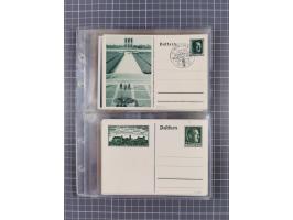 1933/45, Propaganda, 2 Alben mit 310 Belegen, alle zum Thema: A. Hitler, das Gesicht des Hauptkriegsverbrechers-verantwortlic