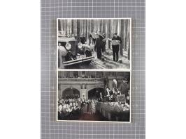 1933/45, Propaganda, 2 Alben mit 310 Belegen, alle zum Thema: A. Hitler, das Gesicht des Hauptkriegsverbrechers-verantwortlic