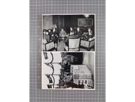 1933/45, Propaganda, 2 Alben mit 310 Belegen, alle zum Thema: A. Hitler, das Gesicht des Hauptkriegsverbrechers-verantwortlic