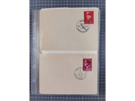 1933/45, Propaganda, 2 Alben mit 310 Belegen, alle zum Thema: A. Hitler, das Gesicht des Hauptkriegsverbrechers-verantwortlic