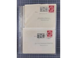 1933/45, Propaganda, 2 Alben mit 310 Belegen, alle zum Thema: A. Hitler, das Gesicht des Hauptkriegsverbrechers-verantwortlic