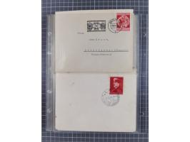 1933/45, Propaganda, 2 Alben mit 310 Belegen, alle zum Thema: A. Hitler, das Gesicht des Hauptkriegsverbrechers-verantwortlic