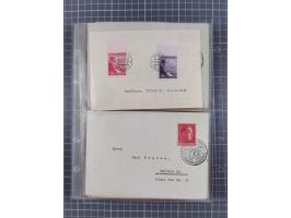 1933/45, Propaganda, 2 Alben mit 310 Belegen, alle zum Thema: A. Hitler, das Gesicht des Hauptkriegsverbrechers-verantwortlic