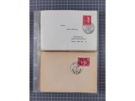 1933/45, Propaganda, 2 Alben mit 310 Belegen, alle zum Thema: A. Hitler, das Gesicht des Hauptkriegsverbrechers-verantwortlic