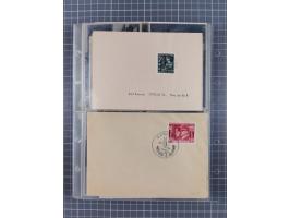 1933/45, Propaganda, 2 Alben mit 310 Belegen, alle zum Thema: A. Hitler, das Gesicht des Hauptkriegsverbrechers-verantwortlic