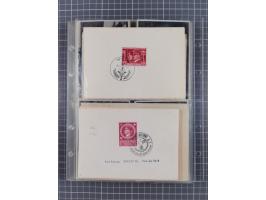 1933/45, Propaganda, 2 Alben mit 310 Belegen, alle zum Thema: A. Hitler, das Gesicht des Hauptkriegsverbrechers-verantwortlic