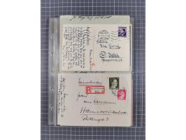 1933/45, Propaganda, 2 Alben mit 310 Belegen, alle zum Thema: A. Hitler, das Gesicht des Hauptkriegsverbrechers-verantwortlic