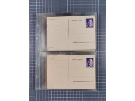 1933/45, Propaganda, 2 Alben mit 310 Belegen, alle zum Thema: A. Hitler, das Gesicht des Hauptkriegsverbrechers-verantwortlic