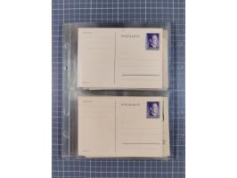 1933/45, Propaganda, 2 Alben mit 310 Belegen, alle zum Thema: A. Hitler, das Gesicht des Hauptkriegsverbrechers-verantwortlic