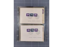 1933/45, Propaganda, 2 Alben mit 310 Belegen, alle zum Thema: A. Hitler, das Gesicht des Hauptkriegsverbrechers-verantwortlic