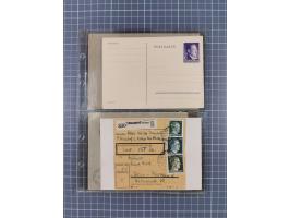 1933/45, Propaganda, 2 Alben mit 310 Belegen, alle zum Thema: A. Hitler, das Gesicht des Hauptkriegsverbrechers-verantwortlic