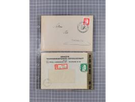 1933/45, Propaganda, 2 Alben mit 310 Belegen, alle zum Thema: A. Hitler, das Gesicht des Hauptkriegsverbrechers-verantwortlic