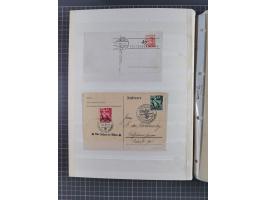 1933/45, Propaganda, 2 Alben mit 310 Belegen, alle zum Thema: A. Hitler, das Gesicht des Hauptkriegsverbrechers-verantwortlic