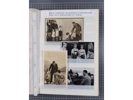 1933/45, Propaganda, 2 Alben mit 310 Belegen, alle zum Thema: A. Hitler, das Gesicht des Hauptkriegsverbrechers-verantwortlic