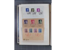 1933/45, Propaganda, 2 Alben mit 310 Belegen, alle zum Thema: A. Hitler, das Gesicht des Hauptkriegsverbrechers-verantwortlic