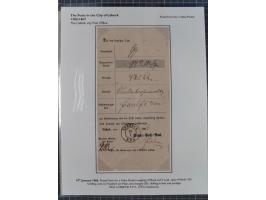 1734/1872, Norddeutsche Staaten, rund 30 Belege, dabei diverse Stempel, Auslandspost, kleiner "DE HAMBURG", etc.