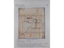 1734/1872, Norddeutsche Staaten, rund 30 Belege, dabei diverse Stempel, Auslandspost, kleiner "DE HAMBURG", etc.