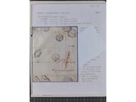 1734/1872, Norddeutsche Staaten, rund 30 Belege, dabei diverse Stempel, Auslandspost, kleiner "DE HAMBURG", etc.