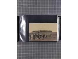 1907/38, Album 100 Zeppelin-Ansichtskarten, dabei 64 Karten bis 1914 (52 AK Deutsches Reich) mit vielen seltenen Ansichten, m