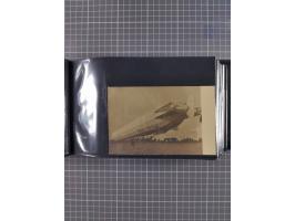 1907/38, Album 100 Zeppelin-Ansichtskarten, dabei 64 Karten bis 1914 (52 AK Deutsches Reich) mit vielen seltenen Ansichten, m