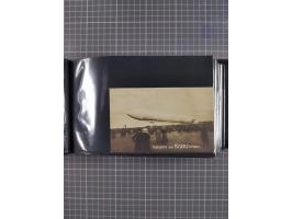 1907/38, Album 100 Zeppelin-Ansichtskarten, dabei 64 Karten bis 1914 (52 AK Deutsches Reich) mit vielen seltenen Ansichten, m