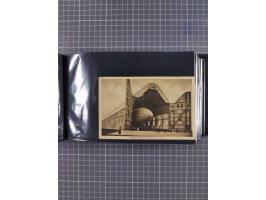 1907/38, Album 100 Zeppelin-Ansichtskarten, dabei 64 Karten bis 1914 (52 AK Deutsches Reich) mit vielen seltenen Ansichten, m