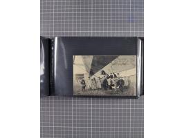 1907/38, Album 100 Zeppelin-Ansichtskarten, dabei 64 Karten bis 1914 (52 AK Deutsches Reich) mit vielen seltenen Ansichten, m