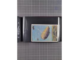 1907/38, Album 100 Zeppelin-Ansichtskarten, dabei 64 Karten bis 1914 (52 AK Deutsches Reich) mit vielen seltenen Ansichten, m